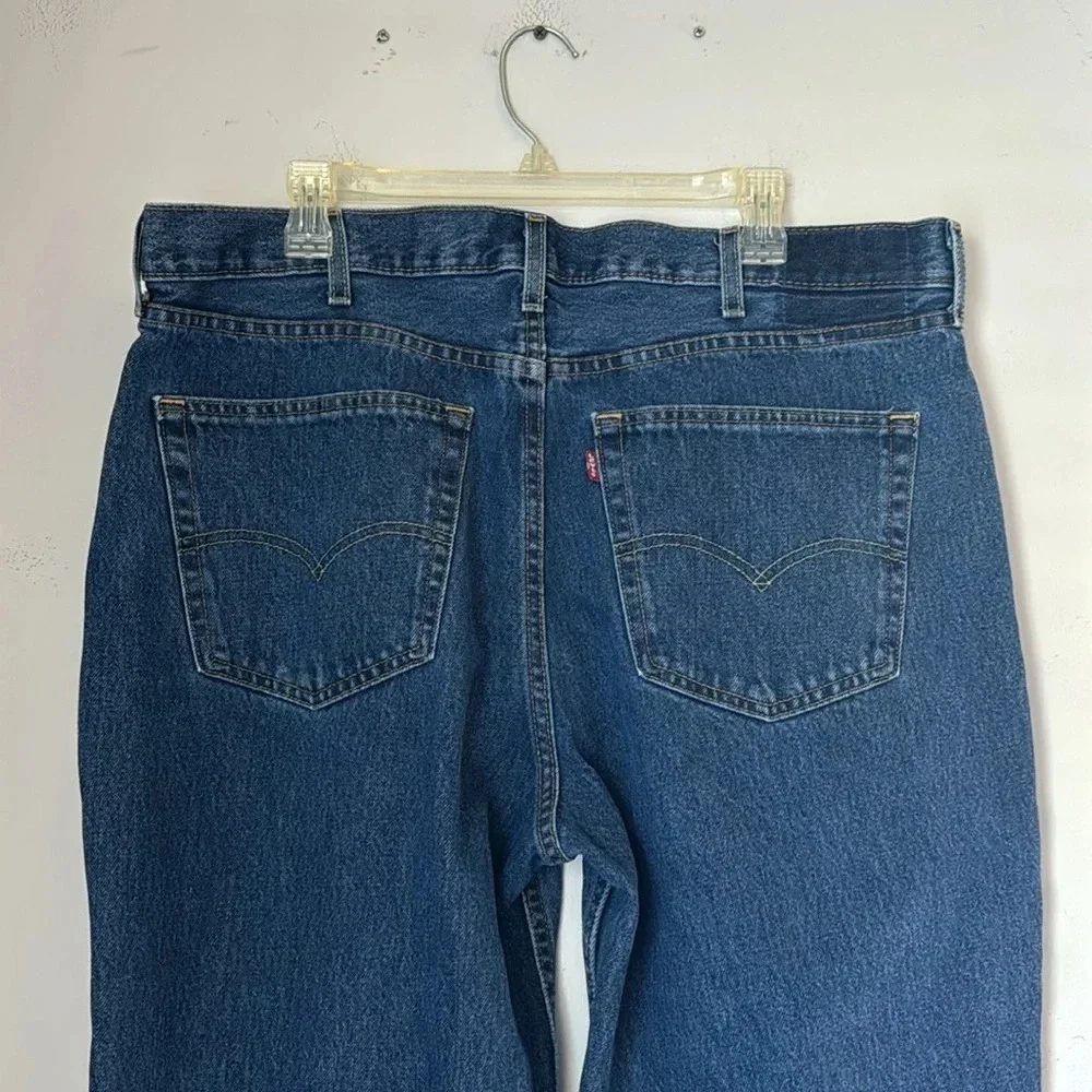 Levi’s 550 RELAXED FIT MEN'S JEANS Size W40 L32 Dark Stonewash non-stretch